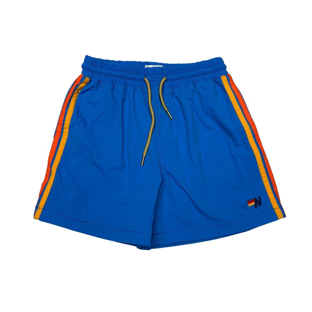 Aviator Nation 5 Stripe Flex Board Shorts Youth Kid's 10 Retro Swim Beach